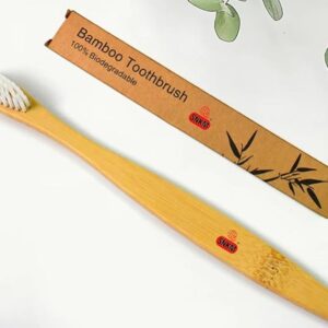 Bamboo Wooden Toothbrush Color Brown