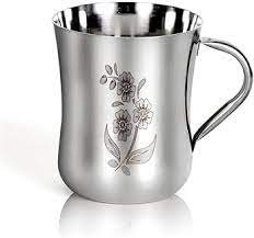 Stainless Steel Tea Cup 240Ml Pack Of 4