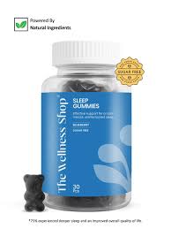 The Wellness Shop Sleep Gummies With Melatonin Ashwagandha Chamomile Extracts 30Pcs Net ValPoint105G