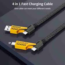 4In1 Cable 1 M 4 In 1 65W Fast Charging Cable