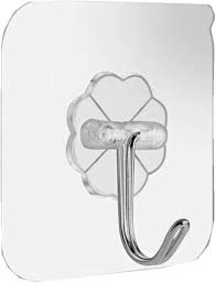 Wall Hook Stainless Steel Heavy Duty Glue Nail Free Hanging Pack Of 20