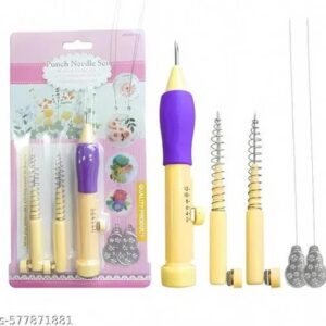 Punch Needle Embroidery Set With 3 Sizes Needle Pen Kit