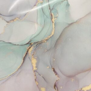 Blue Color Printed Fridge Mat Set Of 4