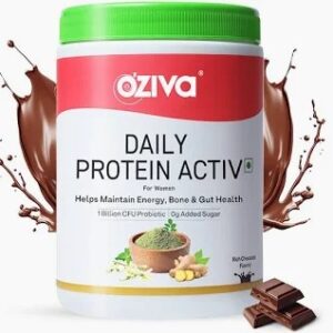 Oziva Daily Protein Activ For Women With Clean Whey Protein For Women Rich Chocolate Flavour 300 G