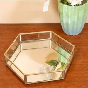 Transparent Base Vanity Tray For Makeup Kit