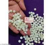Art Cut Beads Off White 6Mm