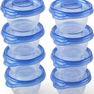 Glad Food Storage Containers Mini Round Containers Pack Of 8 Containers