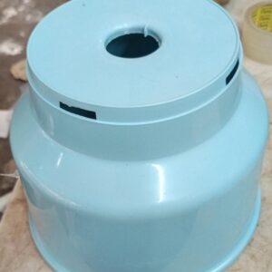 Round Shape Plastic Stool Colour Sky Blue