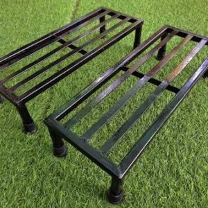 Flower Pot Stand Black Colour 2 Pcs
