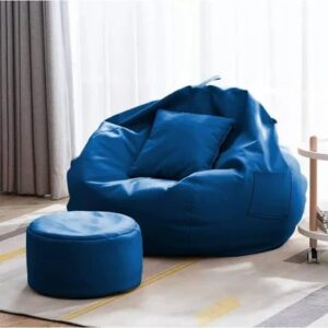 Bean Bag Cushion And Footrest Filled With BeansRoyal Blue Bean Bag Chair 4Xl