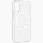 White Colour Iphone 16 Magnetic Back Cover