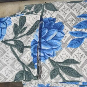 Multicolour Printed Double Bedsheet With 2 Pillow Cover