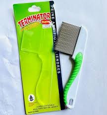 7 Inch Terminator Lice Comb For Dogs Cats