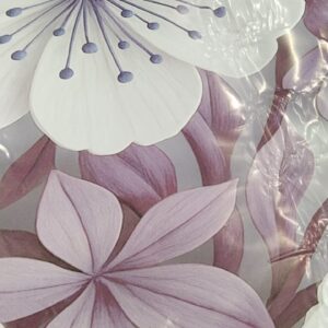 Puirple Color Printed Wallpaper 3 Meter