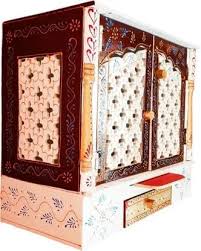 Jamwai Art Temple For Home Pooja White Colour