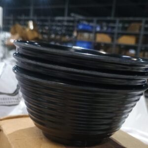 Bold Black Swirl Bowl Set Of 3