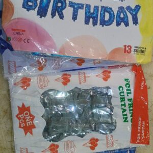 Happy Birthday Letters Foil Balloons Multicolor