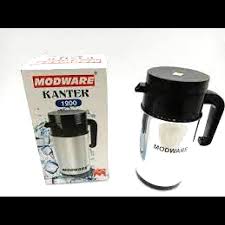 Bowlman Thermosteel Vacuum 24 Hours Hot Cold Tea Pot Travel Bottle Jug 1500 Ml