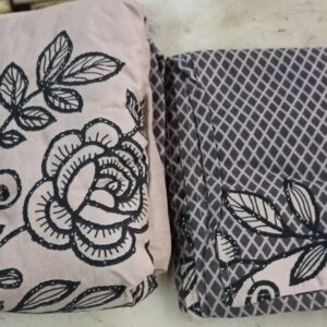 Multicolour Printed Double Bedsheet With 2 Pillow Cover