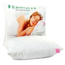 Emerald White Quilted Pillow 46 Cm X 68 Cm