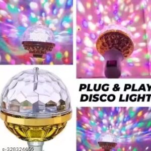 Sumo Gold Rotating Party Lamp Plug And Play Rotating Lighting Effects