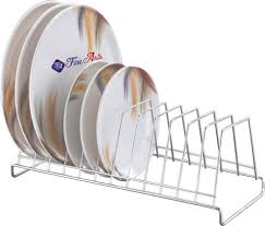 Plate Kitchen Rack Steel Plate Stand Holder
