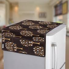 Brown Colour Fridge Top Cover