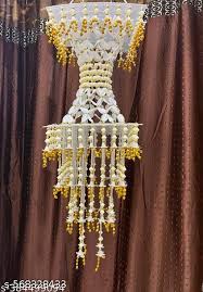 Royal Jhumar For Decoration Ceiling Jhumar White