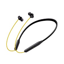 Mak Wireless Neckband Earphones Black And Yellow Colour