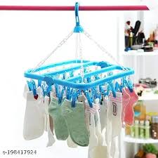 Plastic Foldable Cloth Drying Stand Hanger