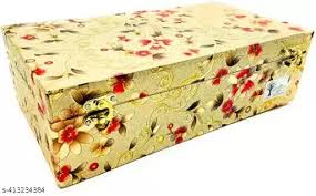 Golden Color Printed Bangle Box