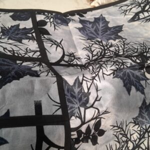 Printed Fridge Top Cover Grey Colour