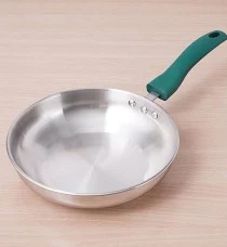The Indus Valley Stainless Steel Fry Pan 22 Cm
