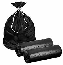 Black Pvc Garbage Bag 30 Pcs Pack Of 2 Size 19X 21