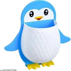 Sky Blue Penguin Brush Holder