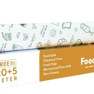 Imvelo Green Your Hygiene Food Wrapping Paper Roll 25 Meter Pack Of 2