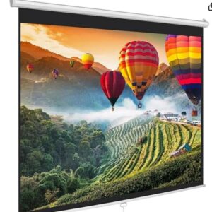 Auto Lock Pull Down Projector Screen Size 6X4 Feet
