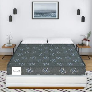 Homesick Aster Ortho Dual Comfort Soft And Hard 6 Inch Double Pu Foam Mattress 48X72 Inch Grey