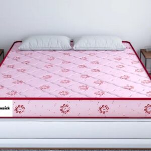 Homesick Bliss Dual Comfort Soft Hard 5 Inch Double High Density Foam Pink Mattress Size 78X48 Inch