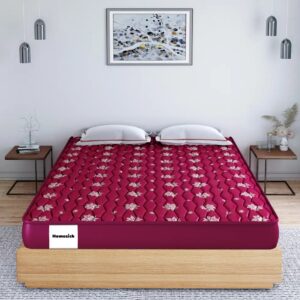 Homesick Elite Eco 6 Inch King High Density Foam Mattress Maroon Size 72 X 48 Inch
