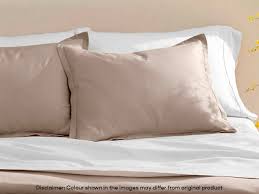 Sleepycat 2 Satin Pillowcase Cream Colour 81 X 51 Cm