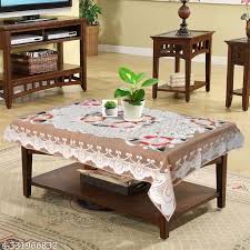 Brown Color Cotton Table Cover 60 X 40 Cm