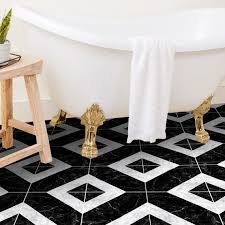 Tile Stickers Printed Black Colour 1Mtr 10Pcs