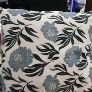Printed Multicolor Cushion White And Green