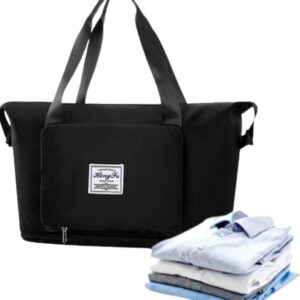 Hong Fu Backpack 30L Bagpack Foldable Travel Bag Black