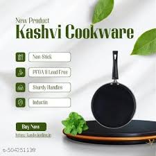 Kashvi NonStick Induction Base 26Cm Kadai 1Pc