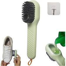 4Myl Reusable Shoe Cleaning Brush With Liquid Dispensing Box Filled Brush Soap Dispenser