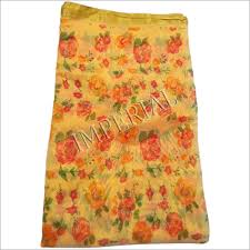 Shades Of Life Yellow Small Floral Printed Cotton Dining Table Cover For 4 Seater