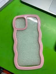 Iphone 11 Pro Back Cover Case Transparent With Pink Bumper