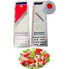 Generic Super Magic Slicer Vegetable Slicer Stainless Steel Blade Body Grey